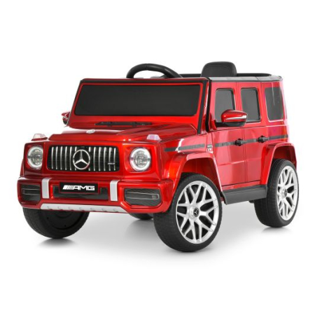 Дитячий електромобіль Mercedes G-Class одномісний, червоний