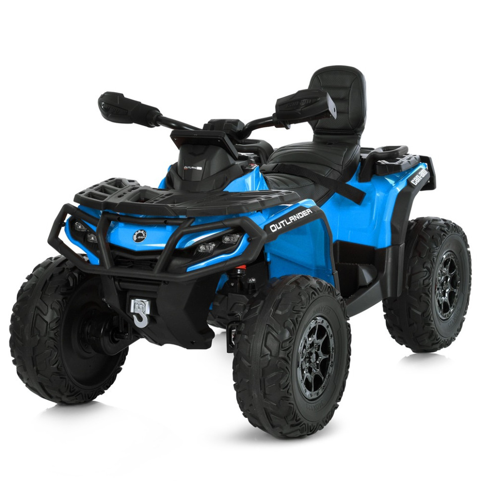 Детский полноприводный электроквадроцикл Bambi OUTLANDER 850 (MP3), синий