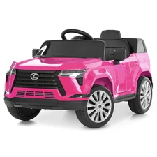 Детский электромобиль Lexus одноместный с EVA колесами, розовый