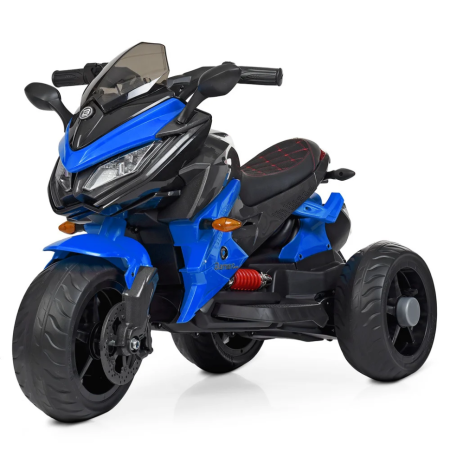 Дитячий електромотоцикл Bambi BMW COMFORT триколісний, синій