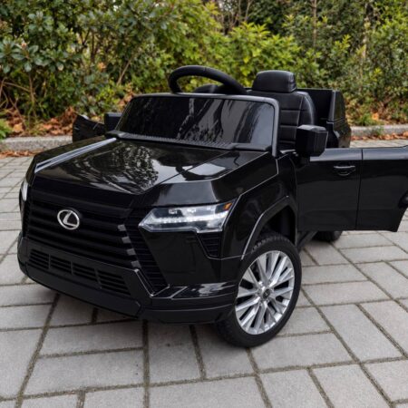 Дитячий електромобіль Lexus одномісний з EVA колесами, чорний