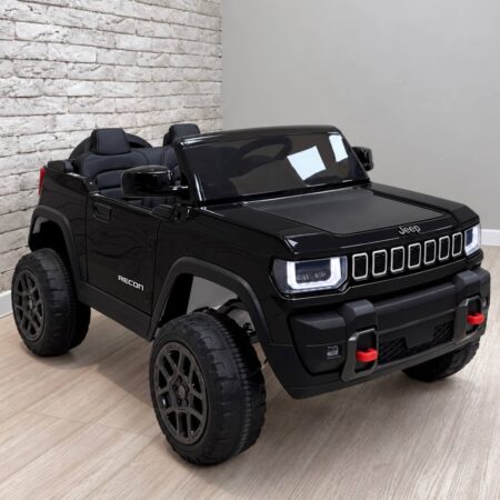 Дитячий електромобіль джип 4x4 24V Premium DualDrive з пультом керування 2.4G, EVA колесами, м’яким екошкіряним сидінням, чорний