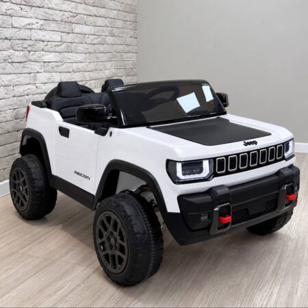Дитячий електромобіль джип 4x4 24V Premium DualDrive з пультом керування 2.4G, EVA колесами, м’яким екошкіряним сидінням, білий