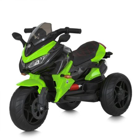 Дитячий електромотоцикл Bambi BMW COMFORT триколісний, зелений