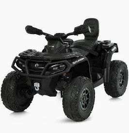 Детский полноприводный электроквадроцикл Bambi OUTLANDER 850 (MP3), черный