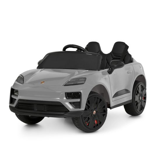 Дитячий електромобіль Porshe Cayen одномісний, сірий