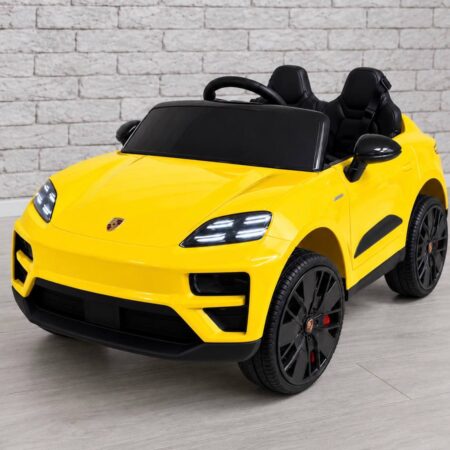 Дитячий електромобіль Porshe Cayen одномісний, жовтий