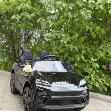 Дитячий електромобіль Porshe Cayen одномісний, чорний
