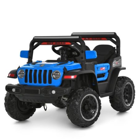 Дитячий електромобіль Bambi Jeep одномісний з м'якими EVA-колесами, синій