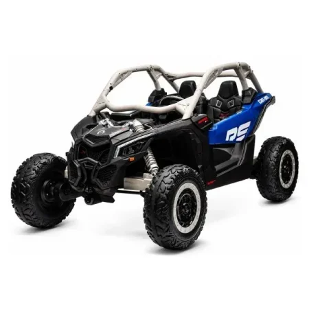 Детский двухместный электромобиль Bambi Buggy TURBO RR (MP3) с багажником, черный