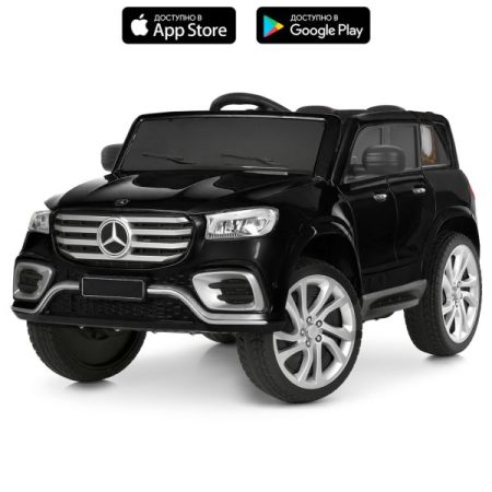 Детский электромобиль Bambi Mercedes GL одноместный с пультом управления, черный.
