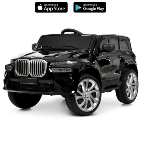 Дитячий електромобіль Bambi BMW X8 одномісна з пультом керування, чорний