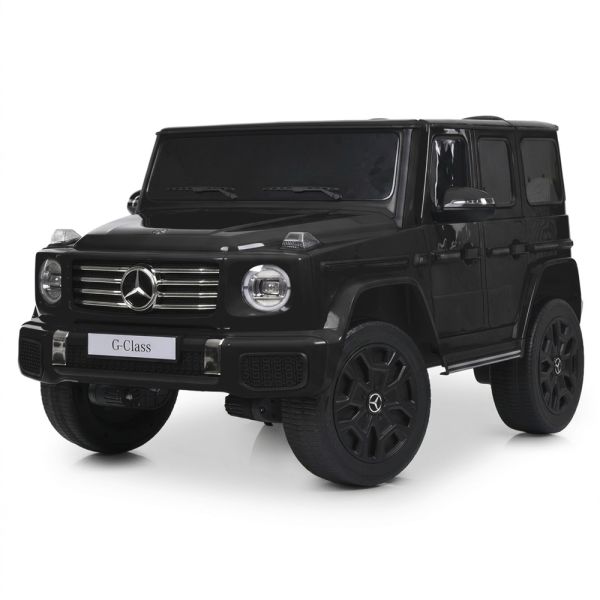 Дитячий електромобіль Bambi Mercedes G-Class з м'яким сидінням та пультом керування, чорний