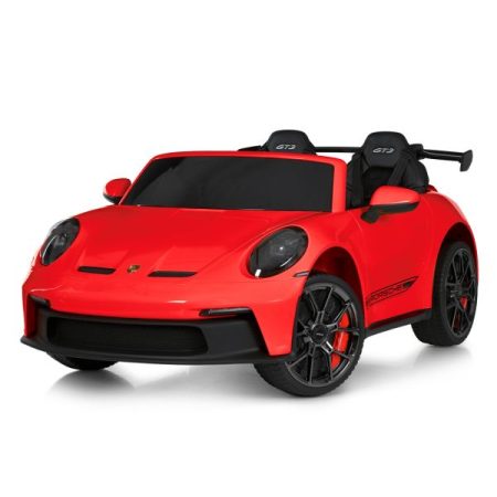 Детский электромобиль Bambi Porshe 911 двухместный со спойлером, красный.