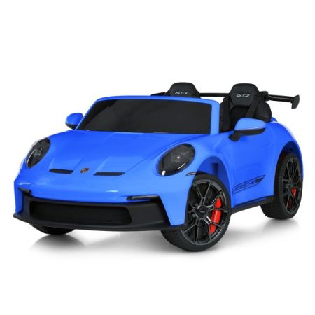 Детский электромобиль Bambi Porshe 911 двухместный со спойлером, синий
