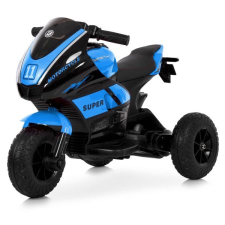 Детский электромотоцикл Bambi Yamaha YZR-M1 (MP3) трехколесный с подсветкой, синий
