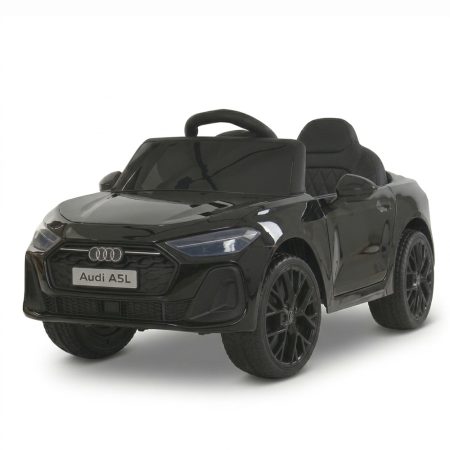 Дитячий електромобіль Bambi Audi Q3 одномісний з шкіряним сидінням, чорна
