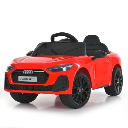Дитячий електромобіль Bambi Audi Q3 одномісний з шкіряним сидінням, червона