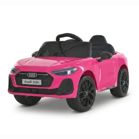 Дитячий електромобіль Bambi Audi Q3 одномісний з шкіряним сидінням, рожевий