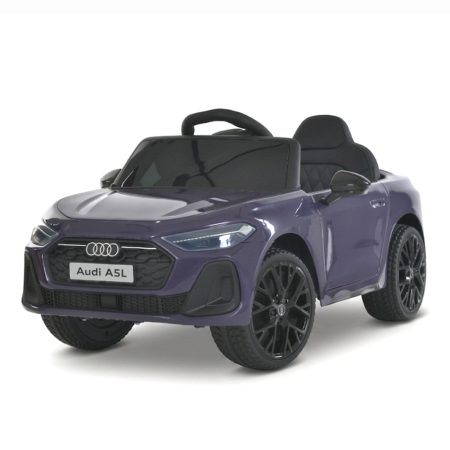 Дитячий електромобіль Bambi Audi Q3 одномісний з шкіряним сидінням, фіолетовий