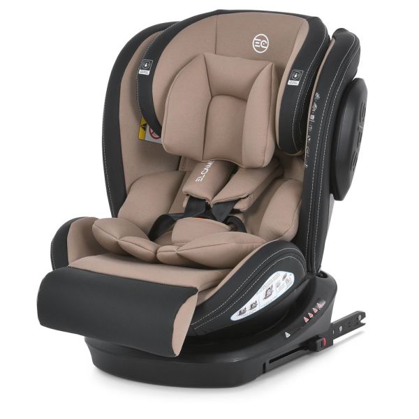 Дитяче автокресло EVOLUTION 2360 Natural Beige з додатковими підкладками, коричневе